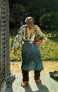 The Old Gardener Emile Claus